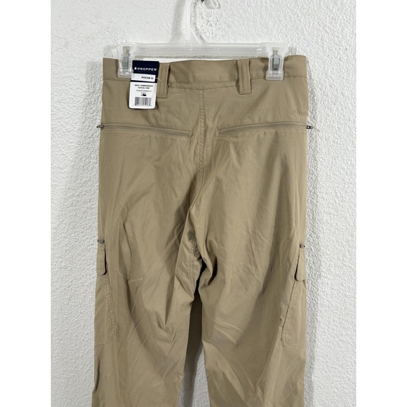 Propper Summerweight Tactical‎ Pants Mens 28x30 Khaki Cargo Quick Dry UPF 50 - Picture 6 of 9